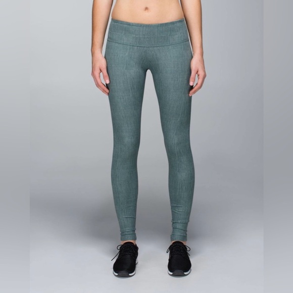 Lululemon Wunder Under Pant Full-On Luxtreme Burlap Deep Shore Earl Grey SZ 10 - Picture 1 of 10